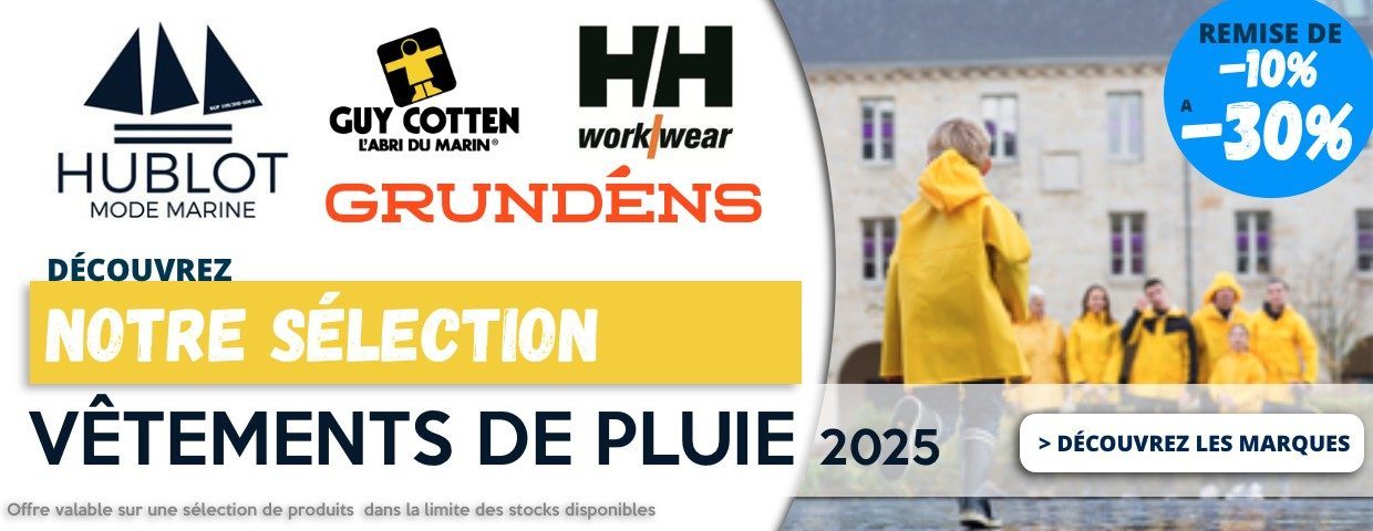 Restez au sec grâce à notre sélection de vêtements imperméables !